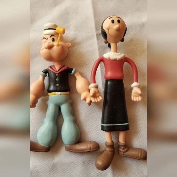 Popeye the Sailor Man & Olive Oil action figures - Picture 1 of 8